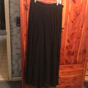 Vintage chiffon wide leg pants